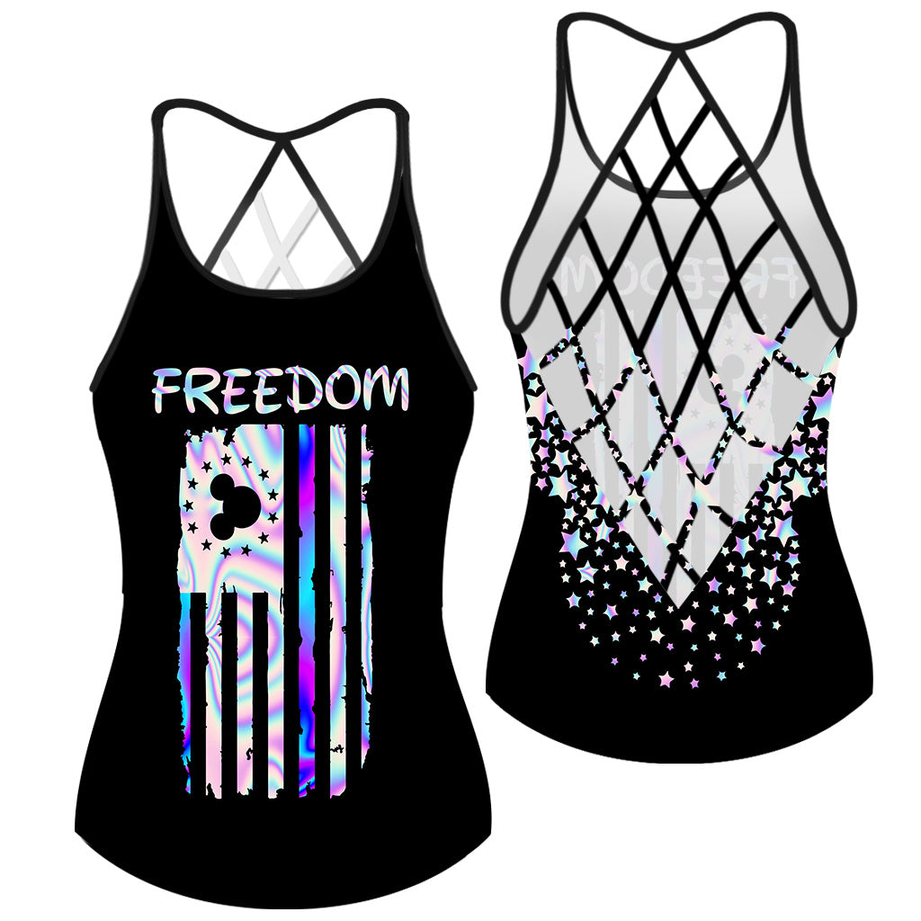 Freedom In Fantasy - Mouse Cross Tank Top