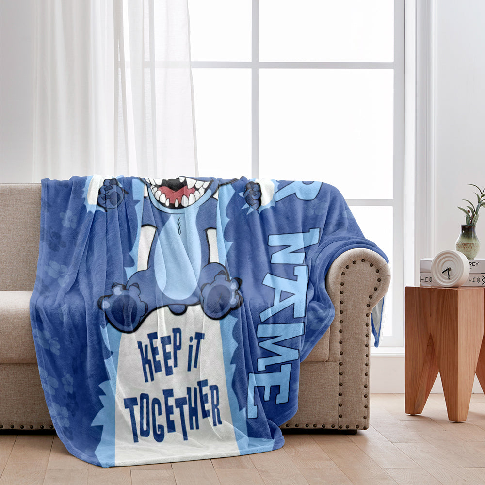 I'm Trying To Keep It - Personalized Ohana Blanket
