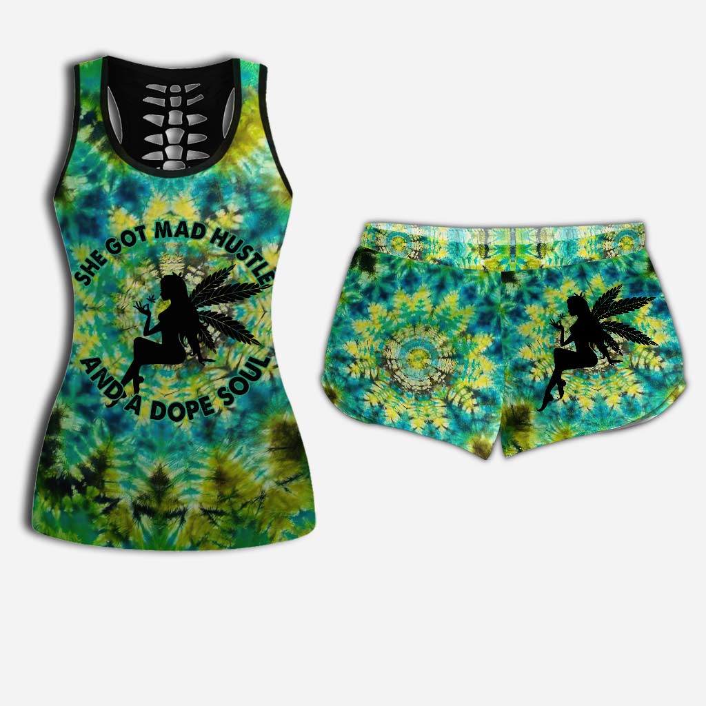 She Got Mad Hustle - Weed Hollow Tank Top and Women Shorts