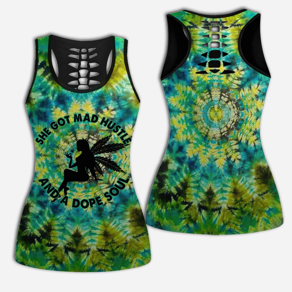 She Got Mad Hustle - Weed Hollow Tank Top and Women Shorts