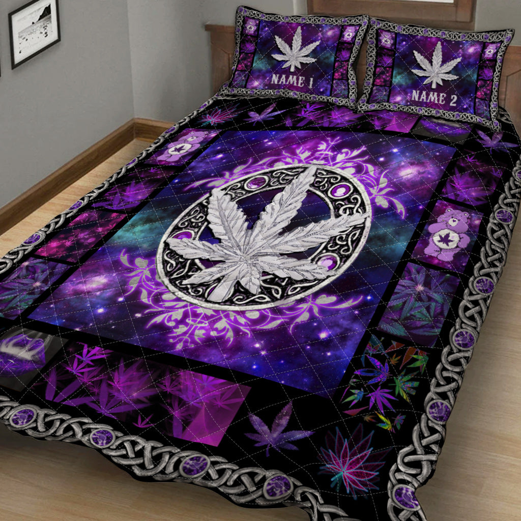 High Maintenance - Personalized Weed Quilt Set