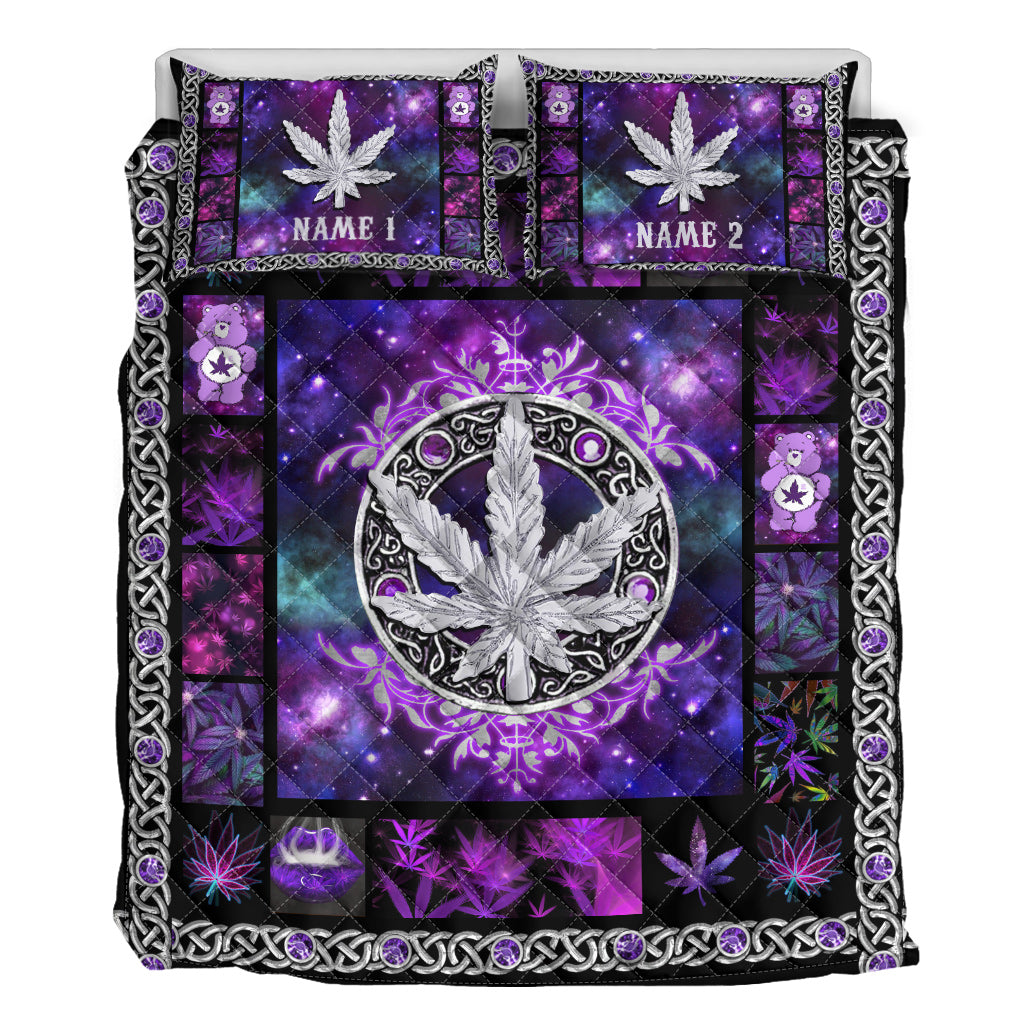 High Maintenance - Personalized Weed Quilt Set