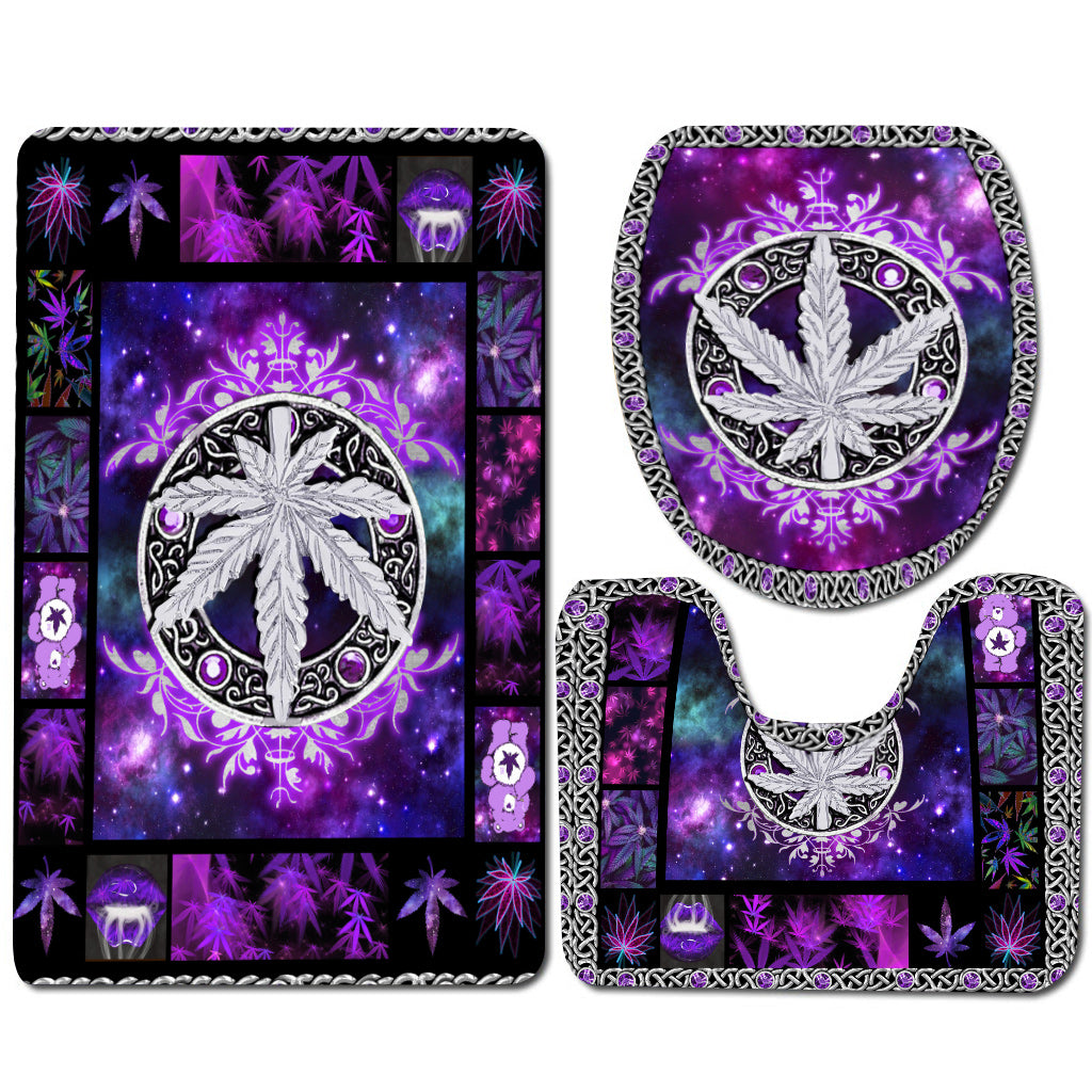 High Maintenance - Weed 3 Pieces Bathroom Mats Set