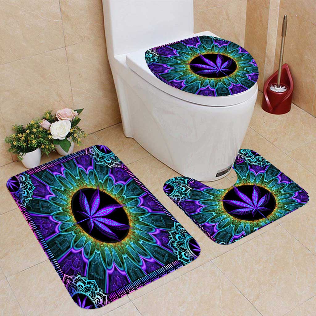 High Maintenance - Weed Bathroom Curtain & Mats Set