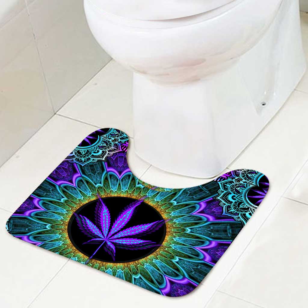 High Maintenance - Weed Bathroom Curtain & Mats Set