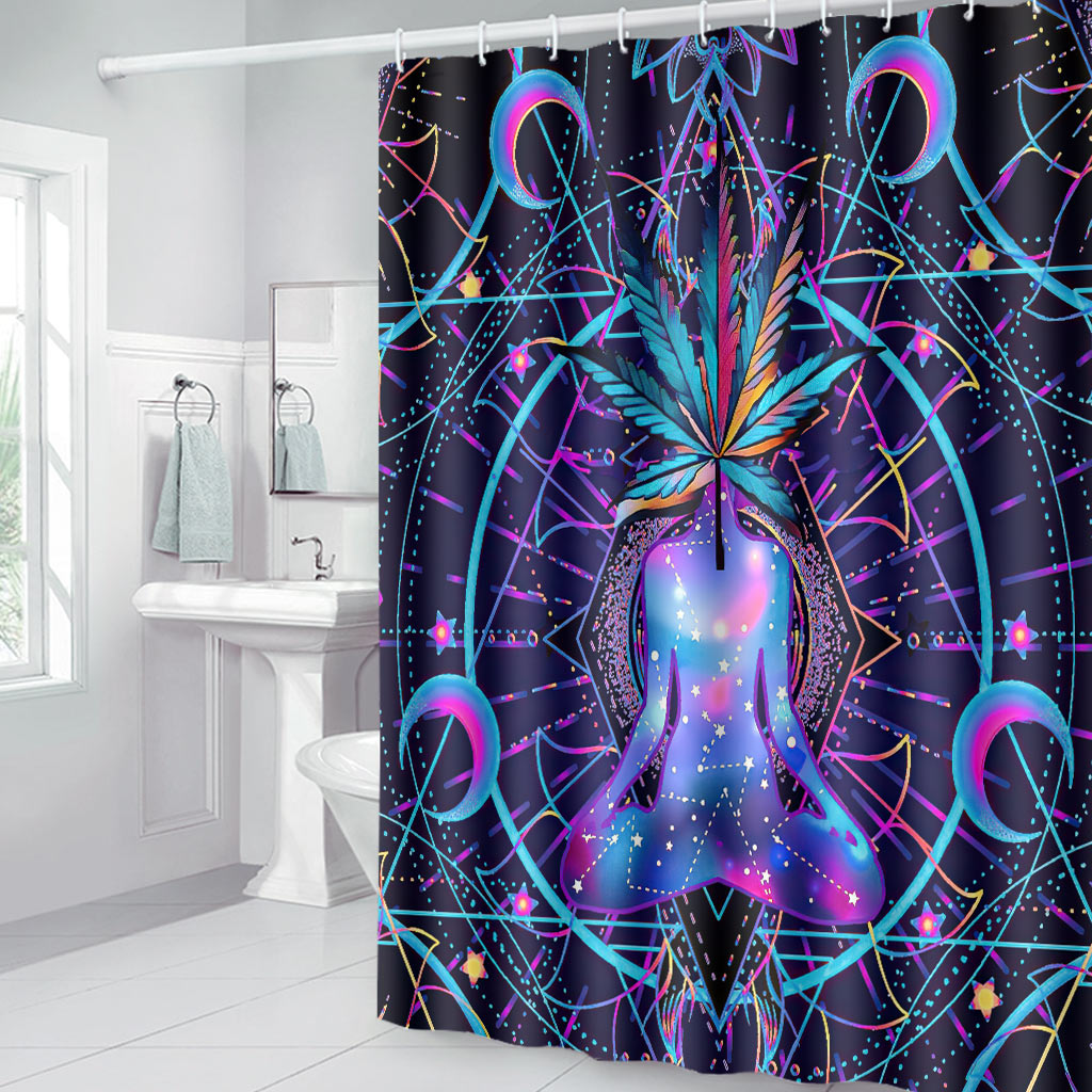 Pot Head - Weed Bathroom Curtain & Mats Set