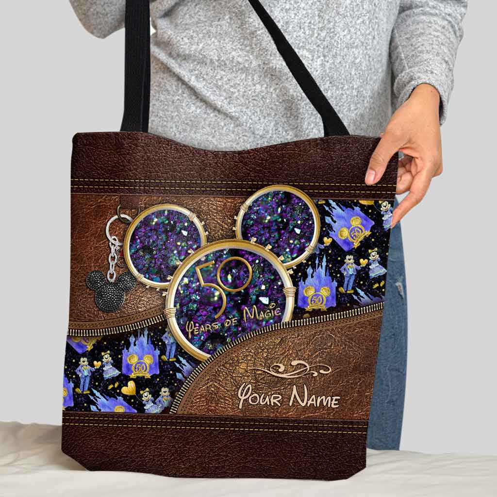 50th Years Of Magic Kingdom - Personalized Mouse Tote Bag