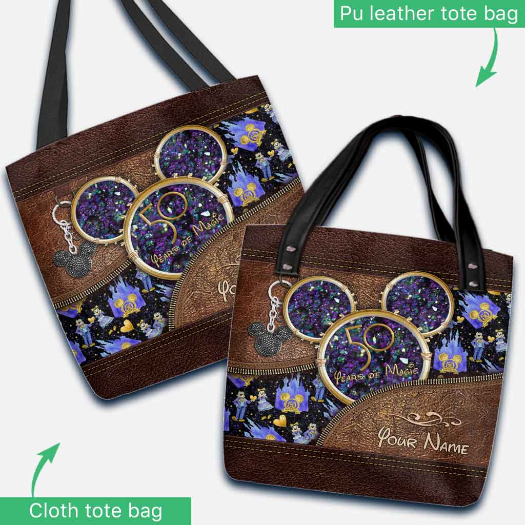 50th Years Of Magic Kingdom - Personalized Mouse Tote Bag