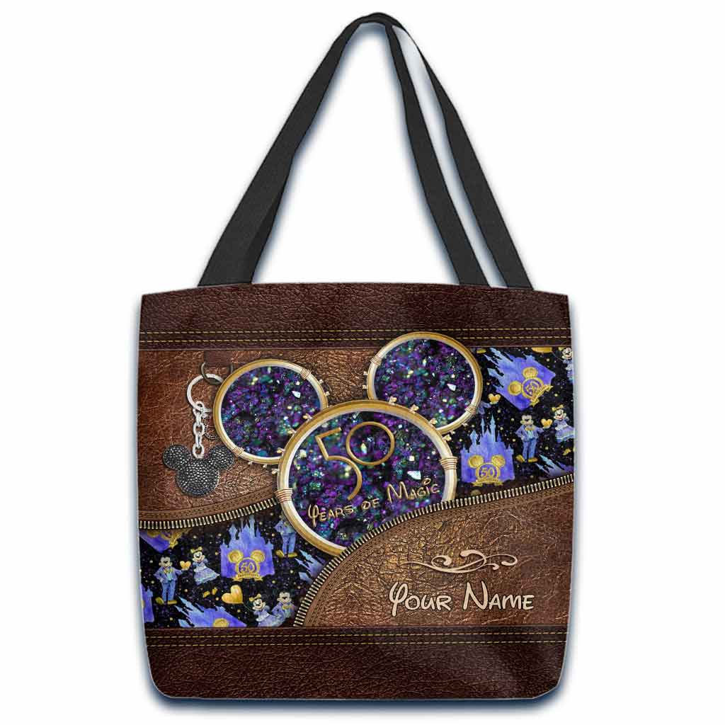 50th Years Of Magic Kingdom - Personalized Mouse Tote Bag