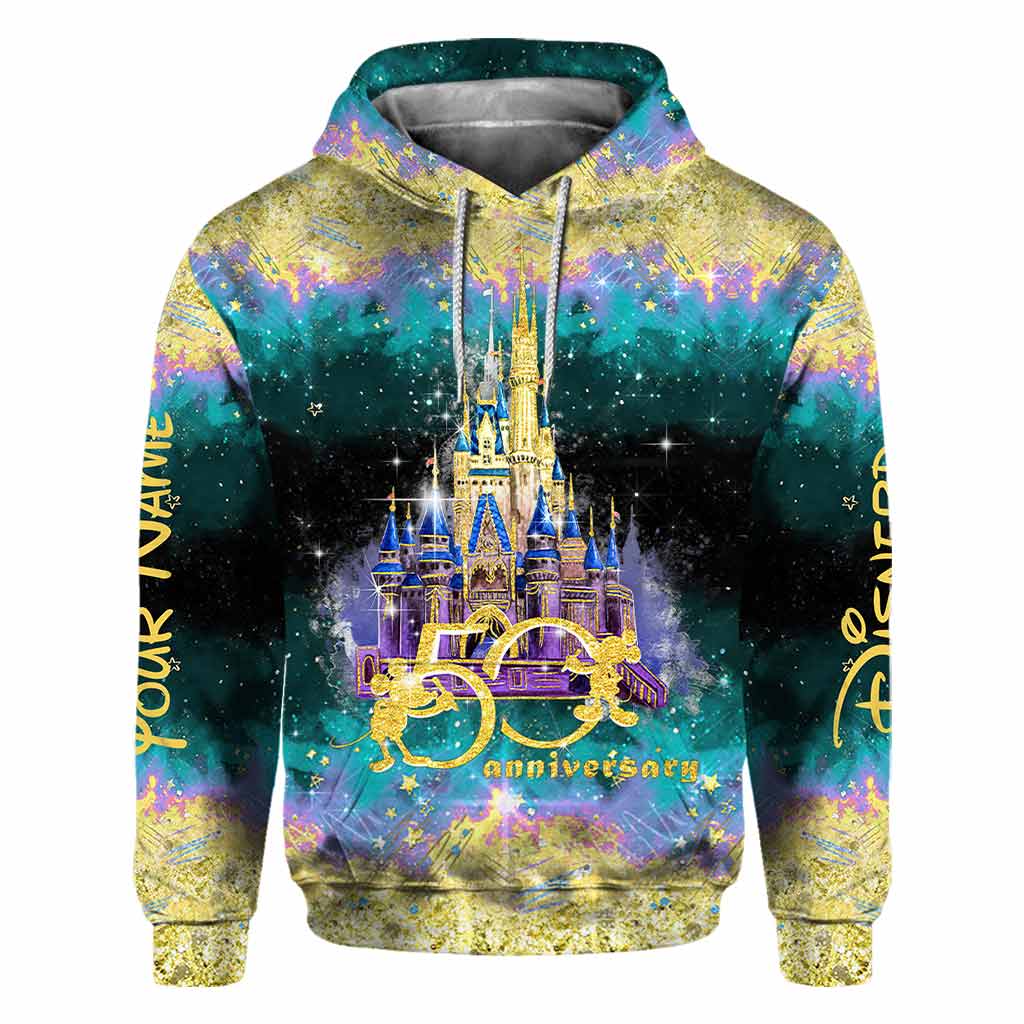 Magic 50 Years - Personalized Mouse All Over T-shirt and Hoodie