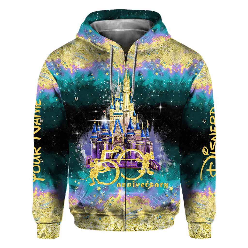 Magic 50 Years - Personalized Mouse All Over T-shirt and Hoodie