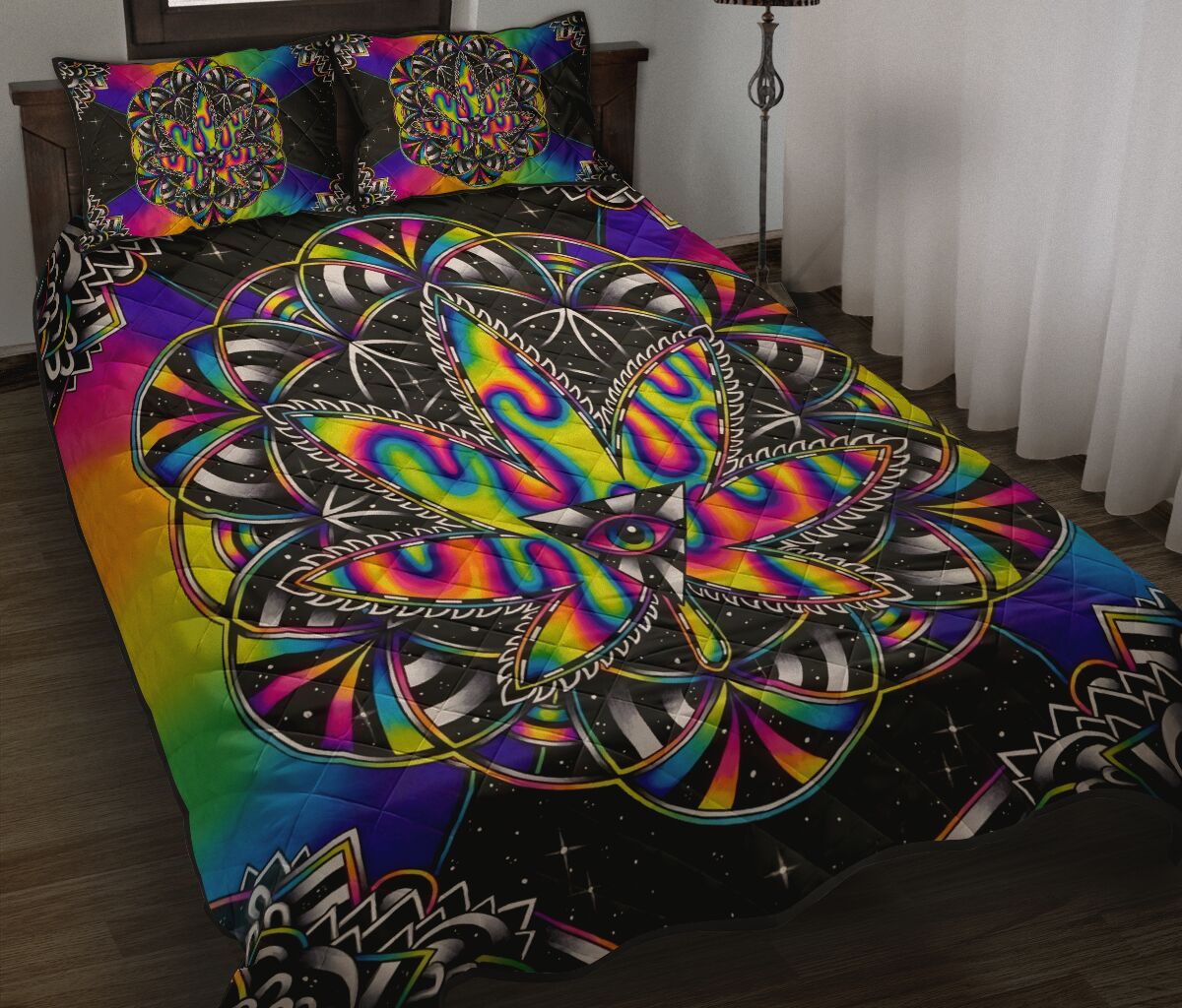 Trippy 420 - Weed Quilt Set 0822
