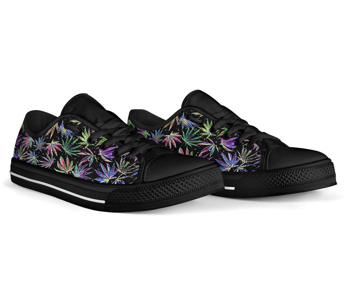 Neon Pot Party - Weed Low Top Shoes 0822