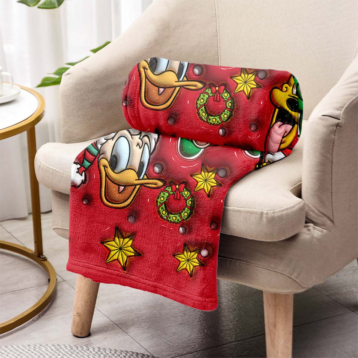 Christmas Is Coming - Personalized Mouse Blanket