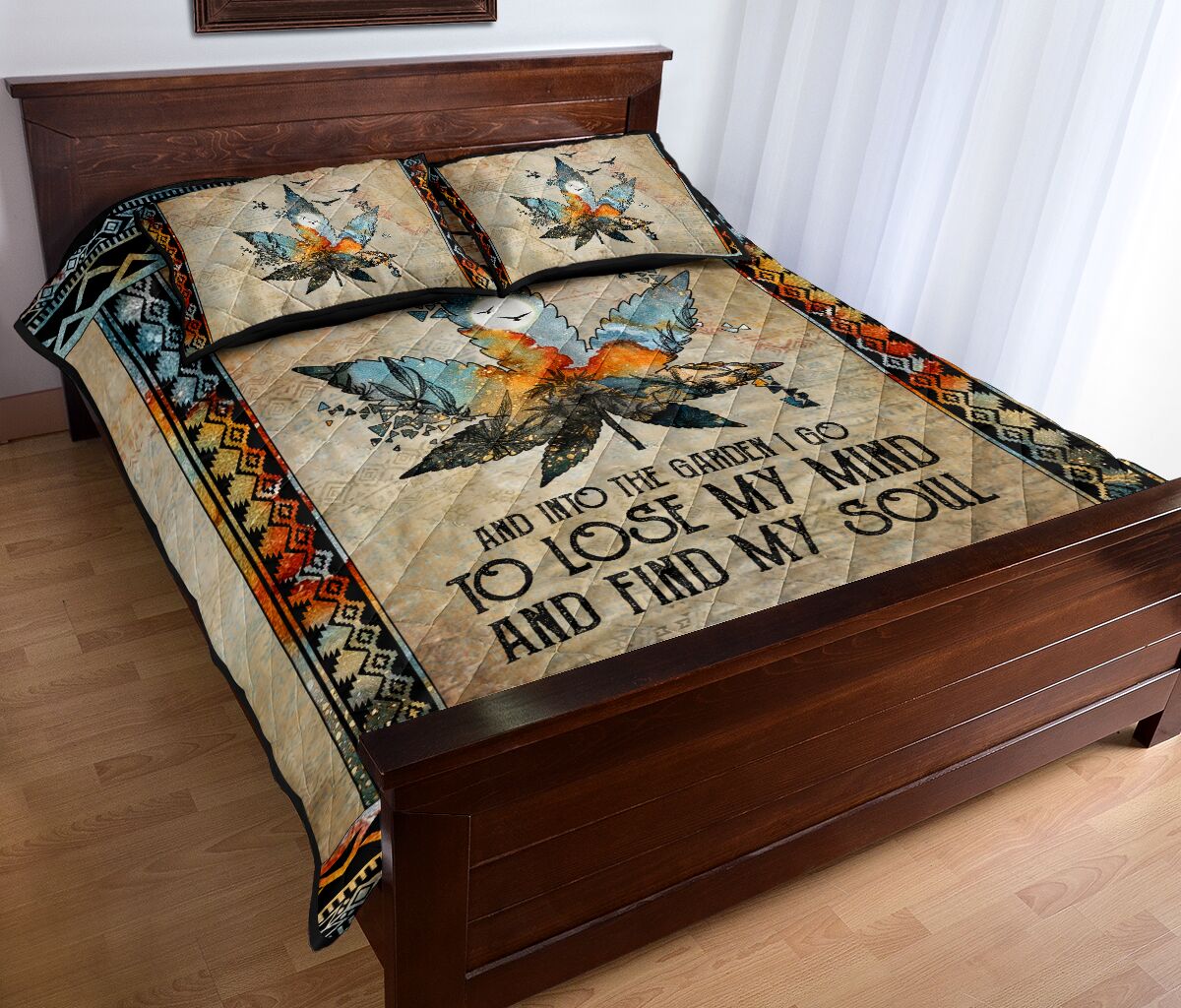 And Into The Garden I Go - Weed Quilt Set 0822
