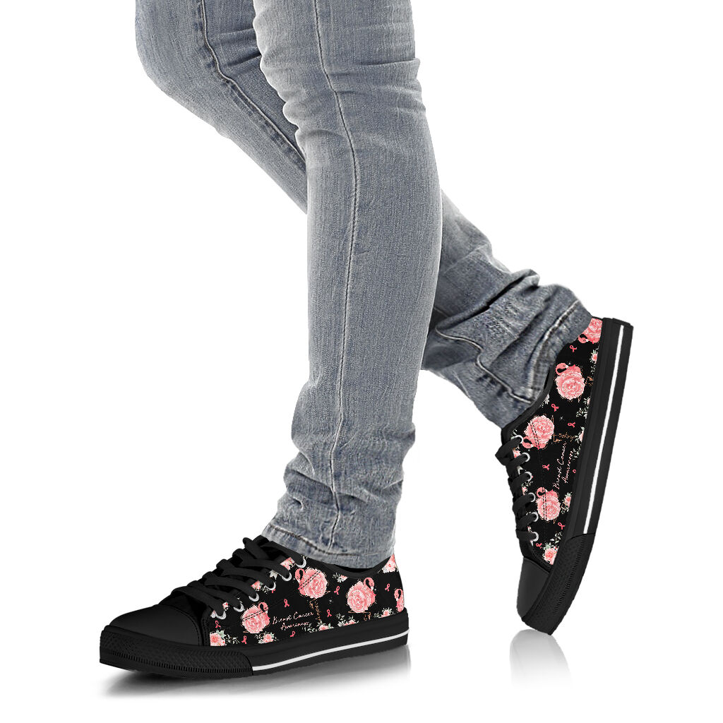Flamingo Breast Cancer Awareness Breast Cancer Awareness Low Top Shoes 0622