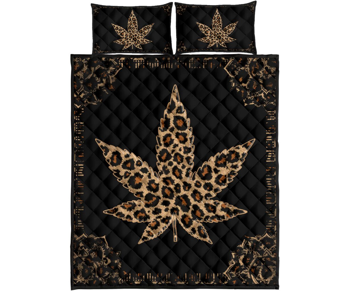Lovely Leaf - Weed Quilt Set 0822