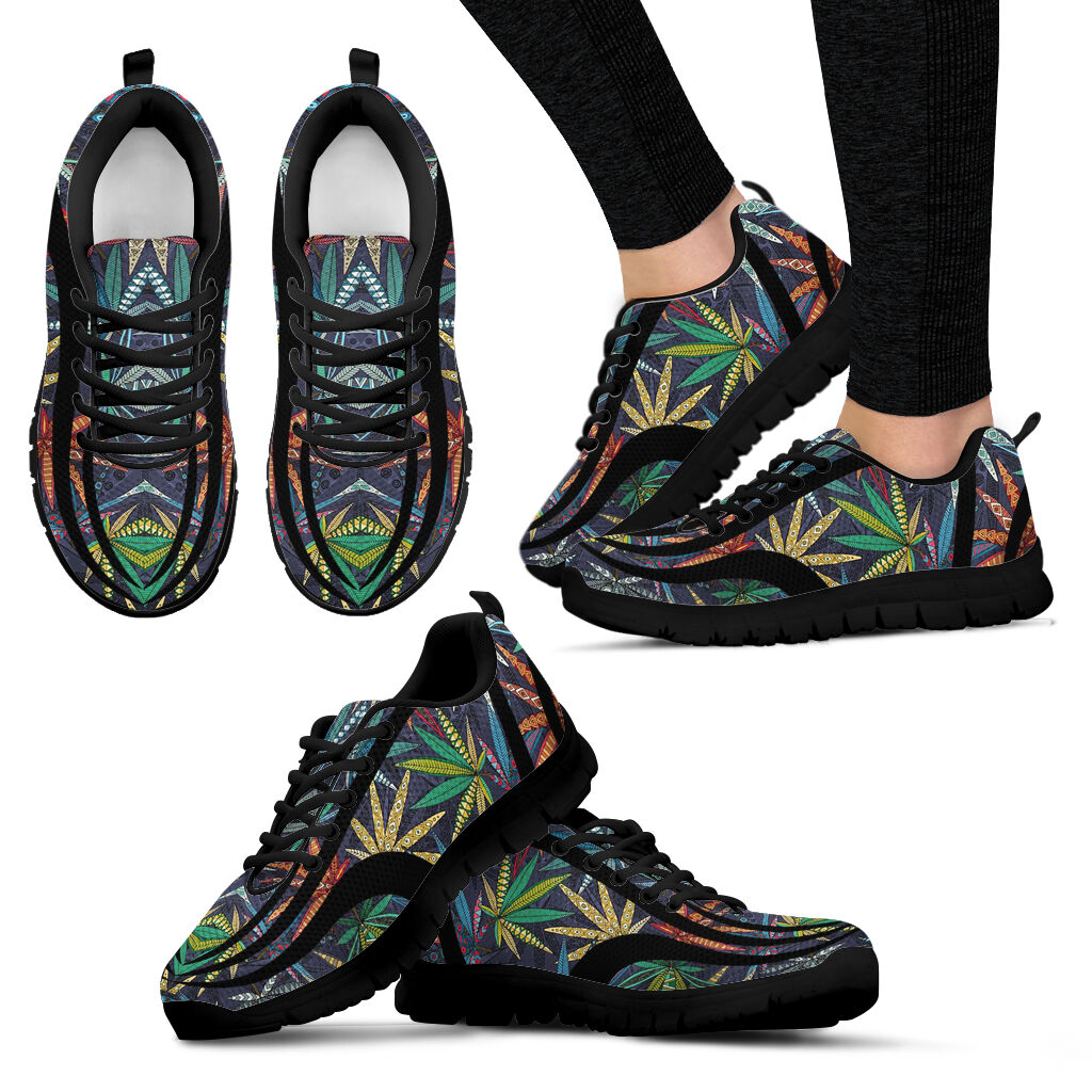 Lovely Leaves - Weed Leather Boots 0622