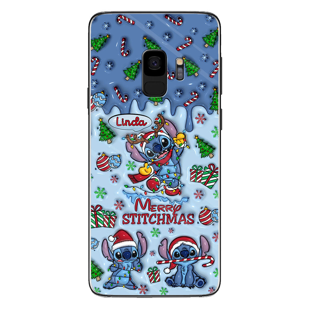 Merry Stichmas - Personalized Ohana Phone Case