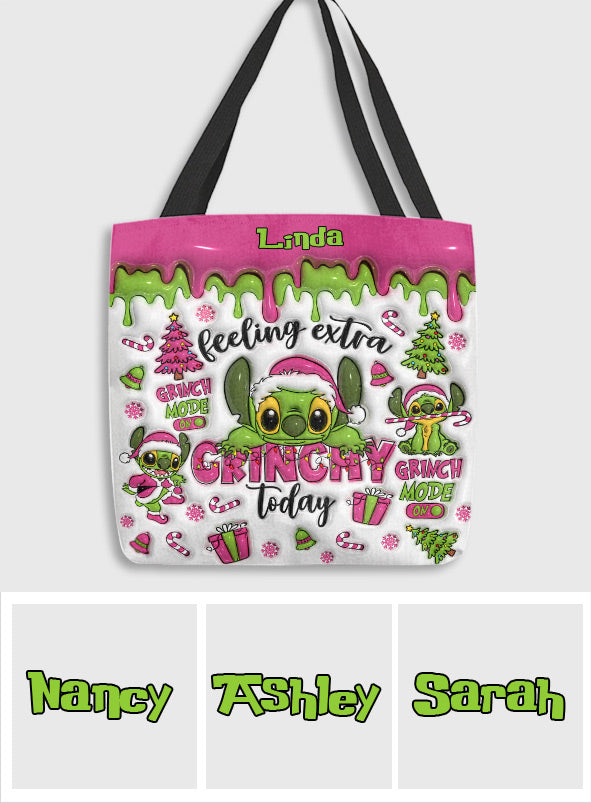 Feeling Extra Grinch Today - Personalized Ohana Tote Bag