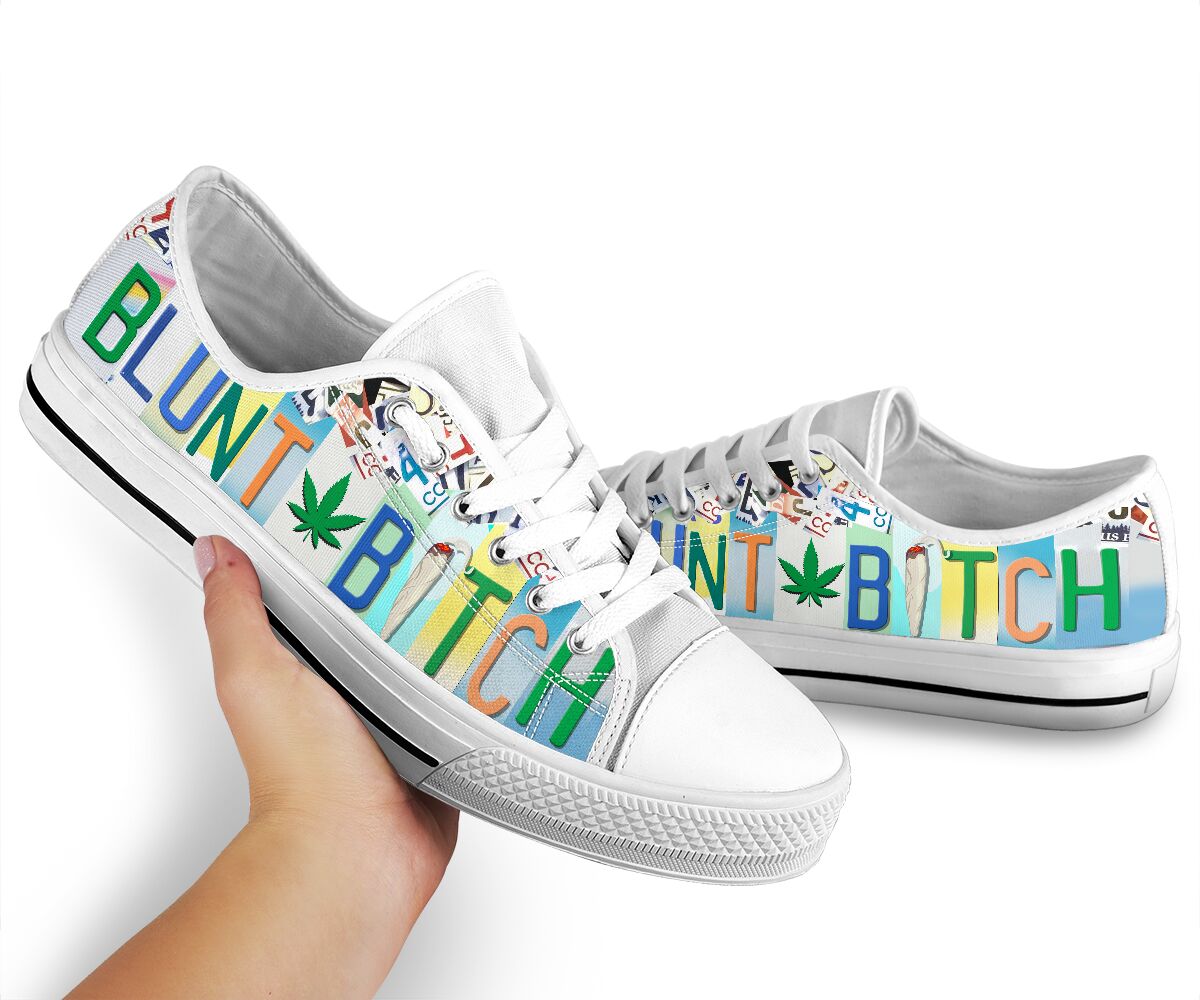 Blunt Bitch - Weed Low Top Shoes 0822