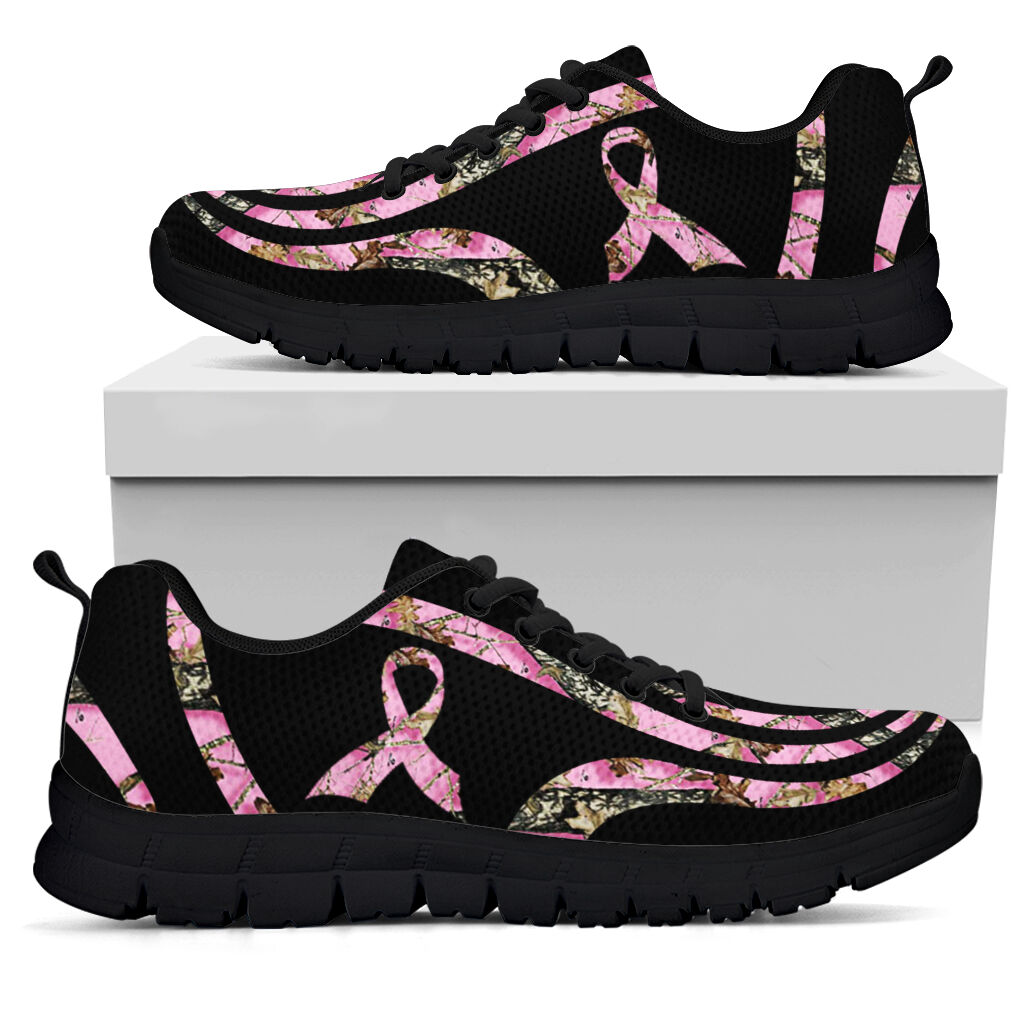 Pink Ribbon Breast Cancer Awareness Sneakers 0622
