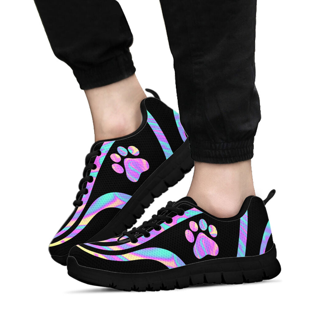 Hologram Dog Paws Dog Sneakers 0622