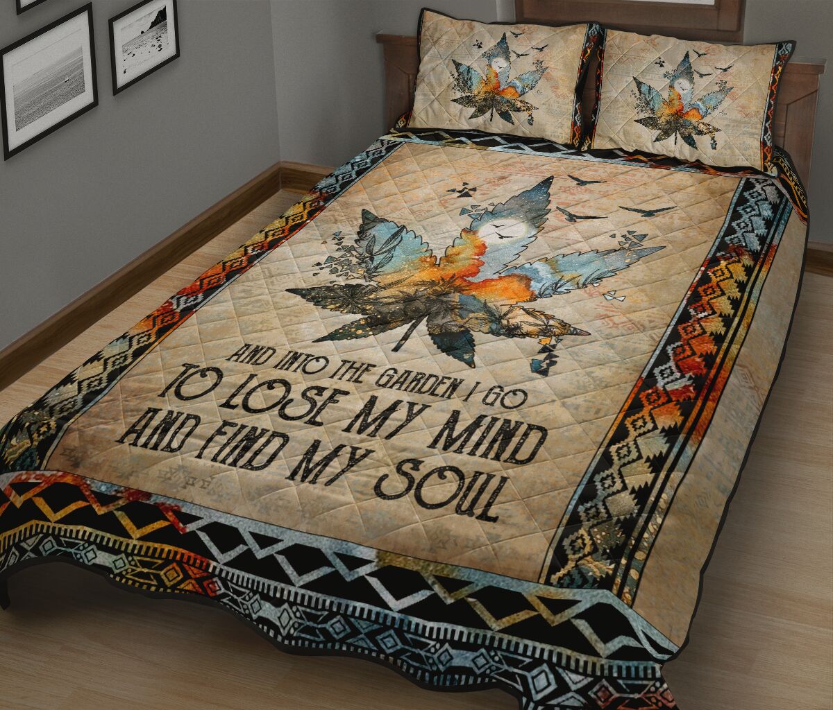 And Into The Garden I Go - Weed Quilt Set 0822