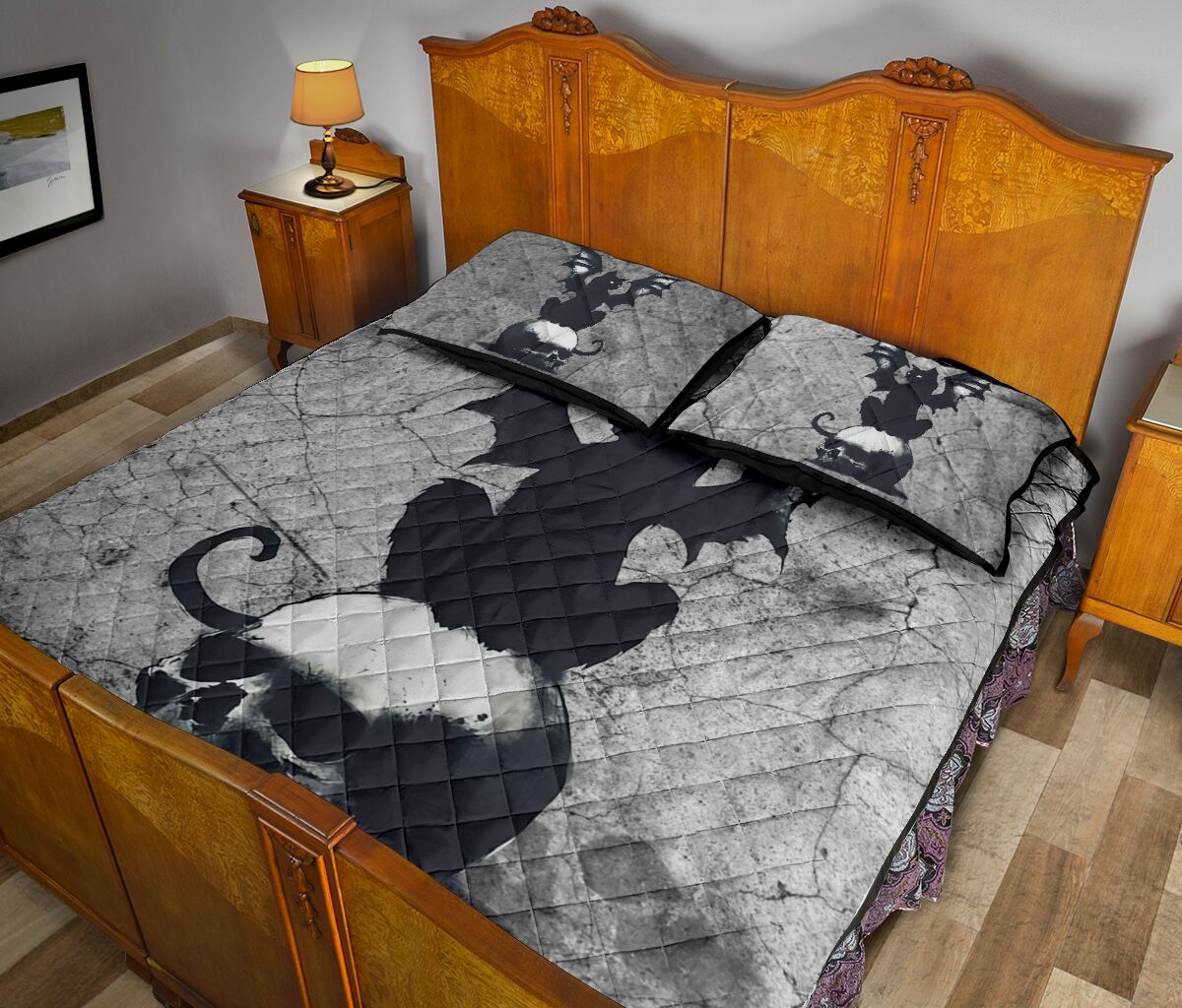 Cool Things Cat Quilt Set 0622