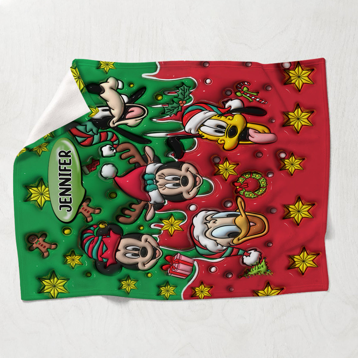 Christmas Is Coming - Personalized Mouse Blanket