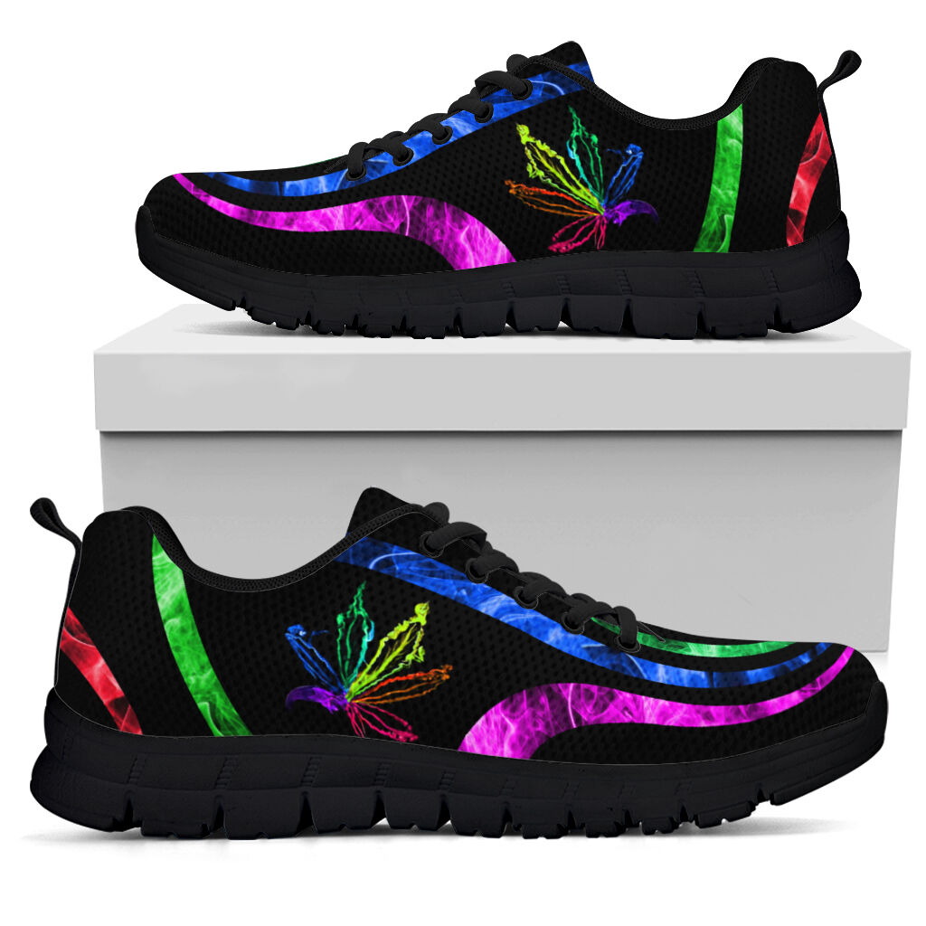 Smokey Rainbow Leaf - Weed Sneakers 0822