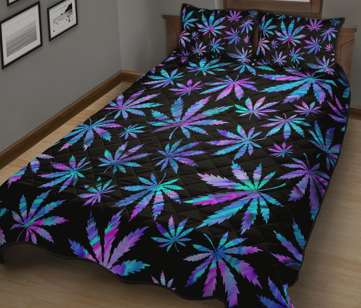 Chill All Night - Weed Quilt Set 0822