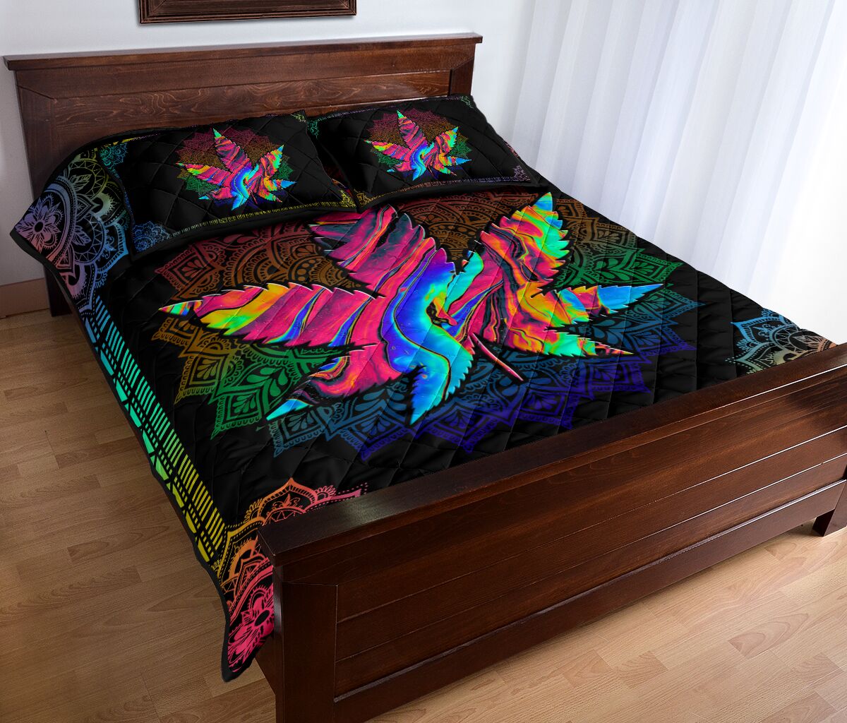 Colorful Mandala - Weed Quilt Set 0822