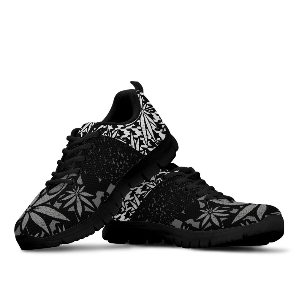 Black And White Weed - Weed Sneakers 0822