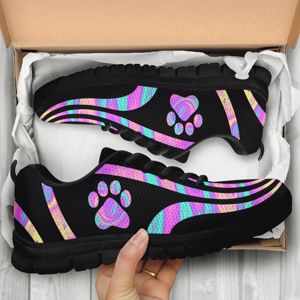 Hologram Dog Paws Dog Sneakers 0622
