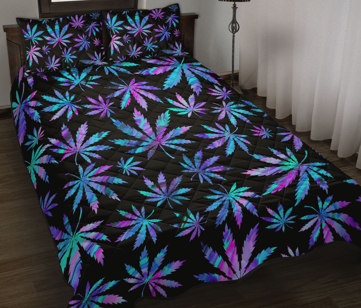 Chill All Night - Weed Quilt Set 0822