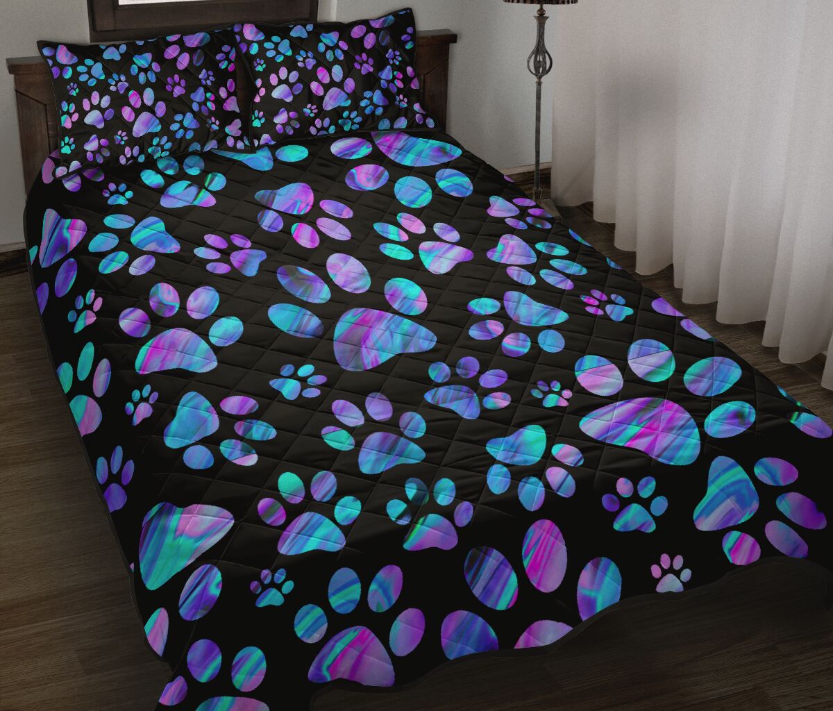 Magic Nights Dog Quilt Set 0622