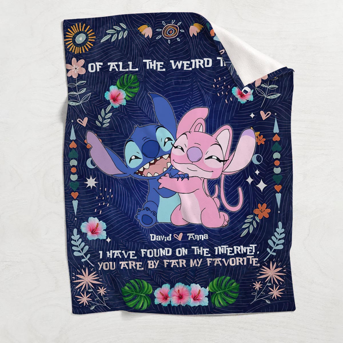You're By Far My Favorite - Personalized Ohana Blanket