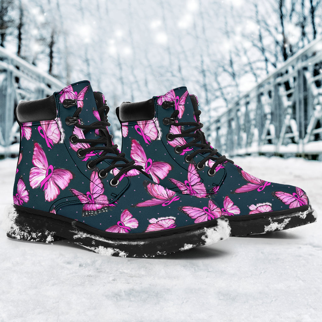 Breast Cancer Awareness Breast Cancer Awareness All Season Boots 0622