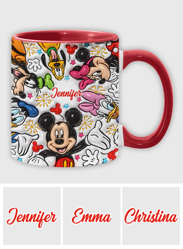 Magical Christmas - Personalized Mouse Accent Mug