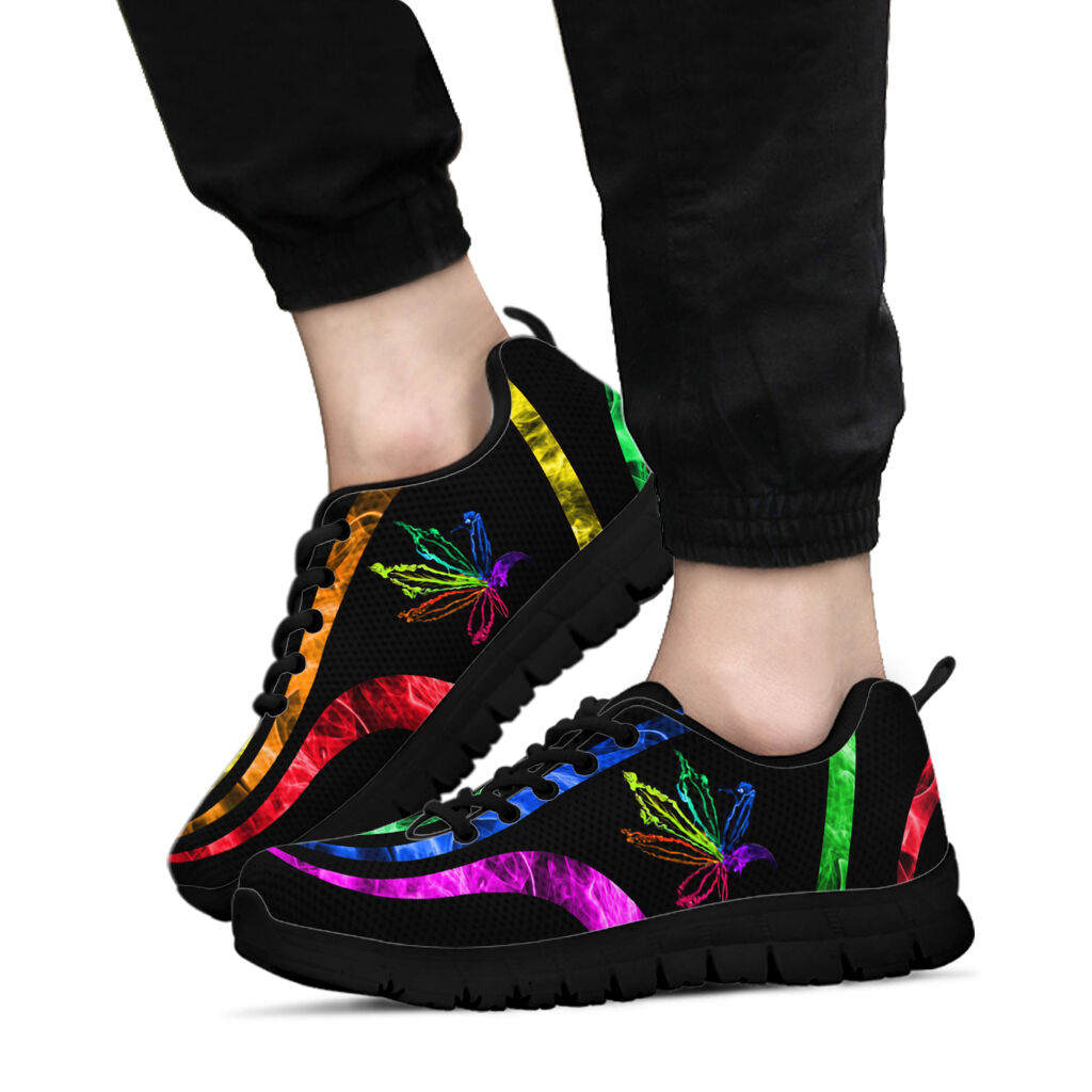 Smokey Rainbow Leaf - Weed Sneakers 0822