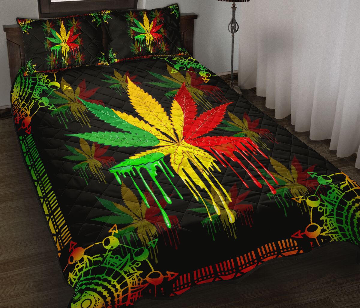 Dripping Soul - Weed Quilt Set 0822