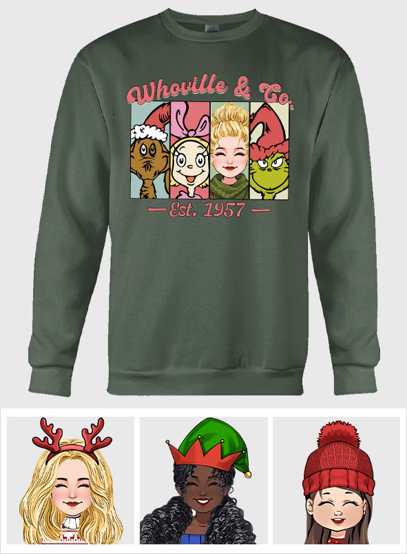 Green Mischief - Personalized Stole Christmas All Over Shirt