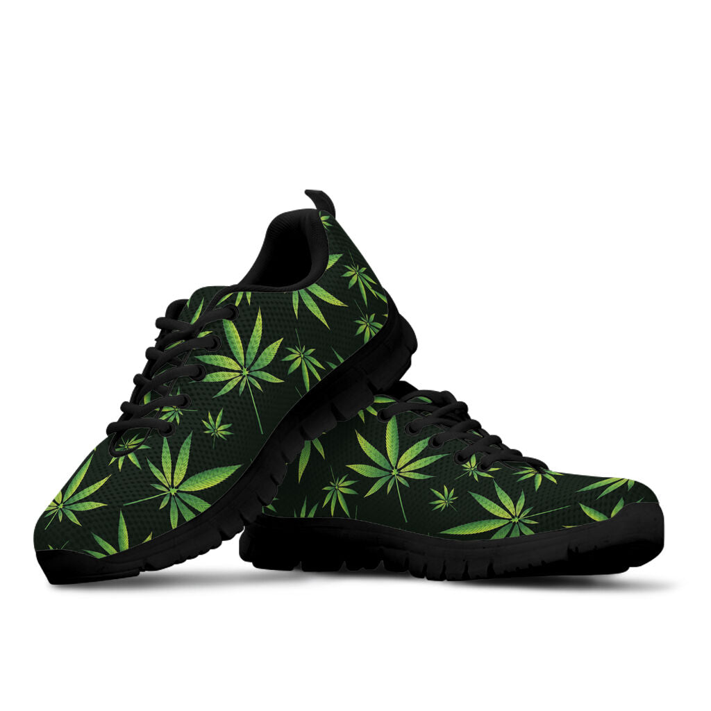 Green Leaves Pattern - Weed Sneakers 0822