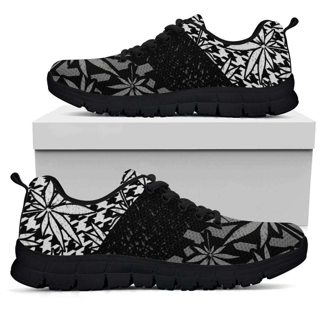 Black And White Weed - Weed Sneakers 0822
