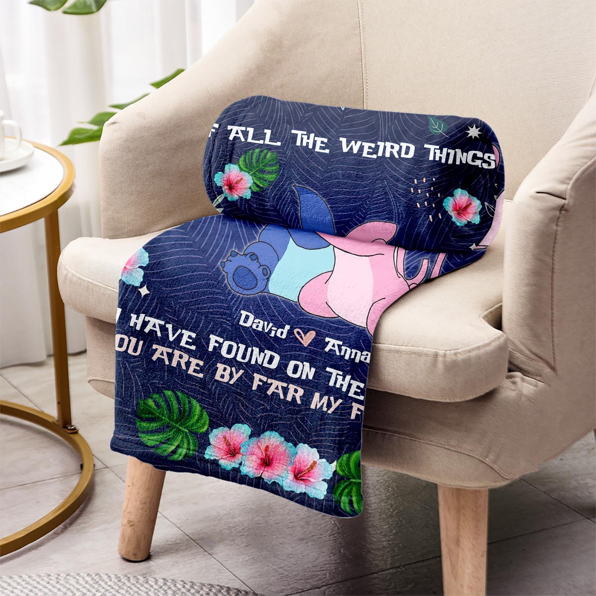 You're By Far My Favorite - Personalized Ohana Blanket