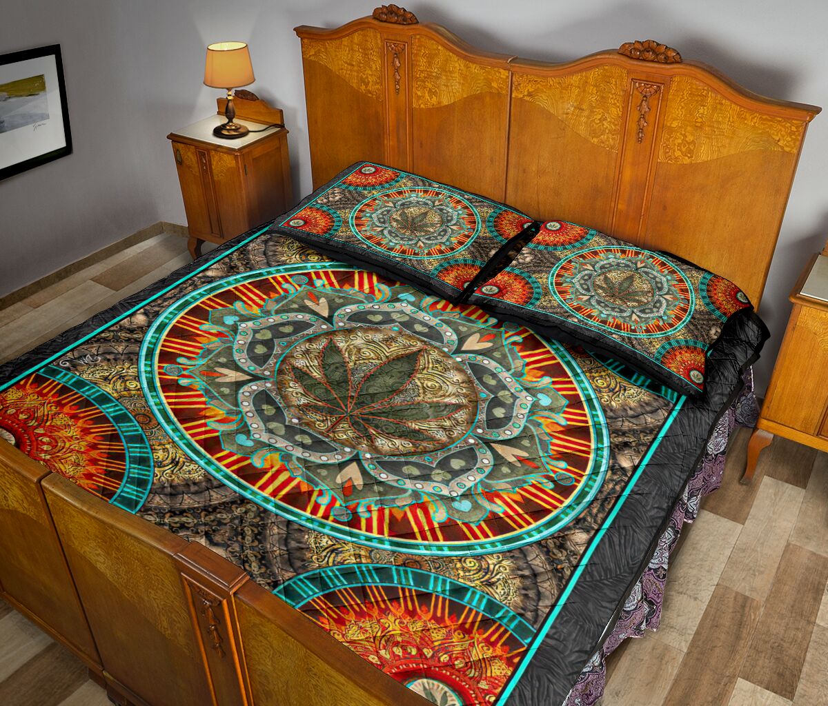 Stay High - Weed Quilt Set 0822