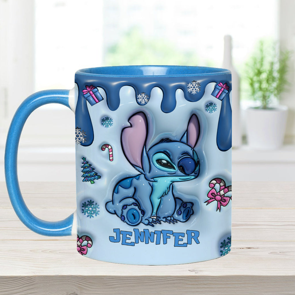 Touch This And I'll Bite You - Personalized Ohana Accent Mug