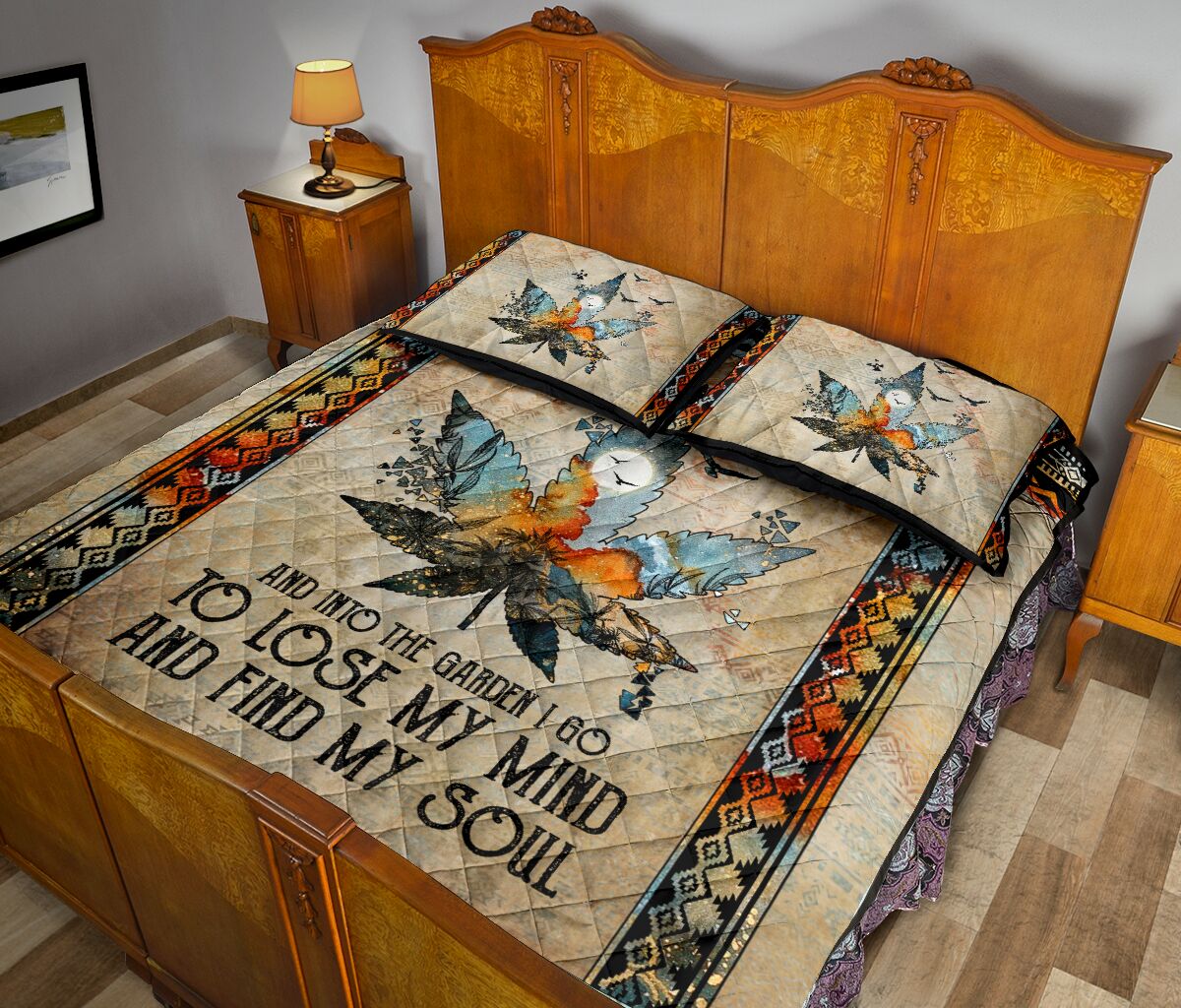And Into The Garden I Go - Weed Quilt Set 0822