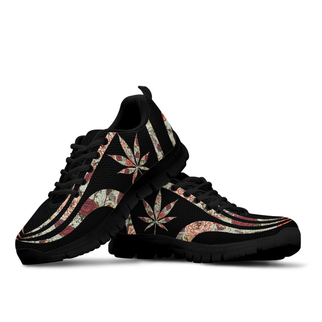 Floral Pattern - Weed Sneakers 0822